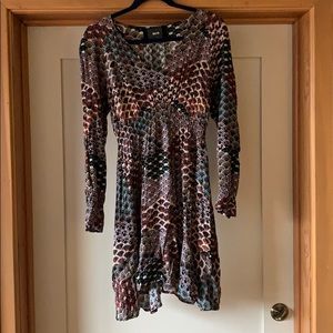 Anthro Maeve rayon mini dress